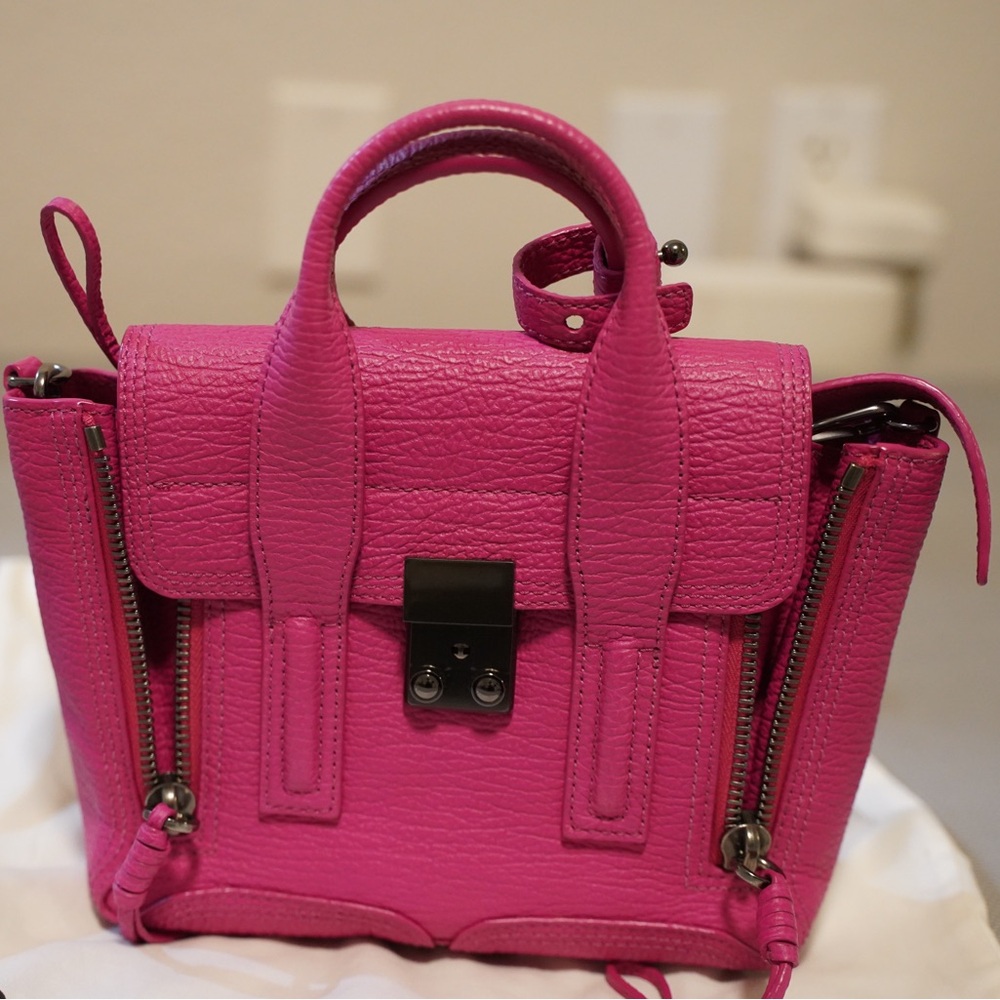 3.1 Philip Lim Pashli Mini Satchel in Bright Fucsia